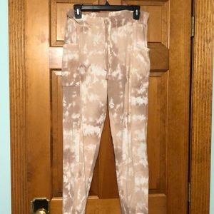 Light Pink Tye Die Joggers